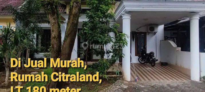 Rumah Citraland Banting harga, siapa cepat dapat 1