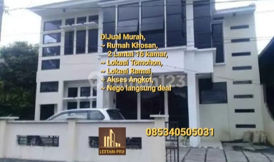 Dijual Cepat Rumah Kosan 2 Lantai 16 Kamar Tomohon 1