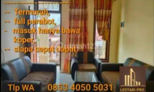 Disewakan Rumah Termurah Full Perabot Area Perumahan Masuk Hanya Bawa Koper 1