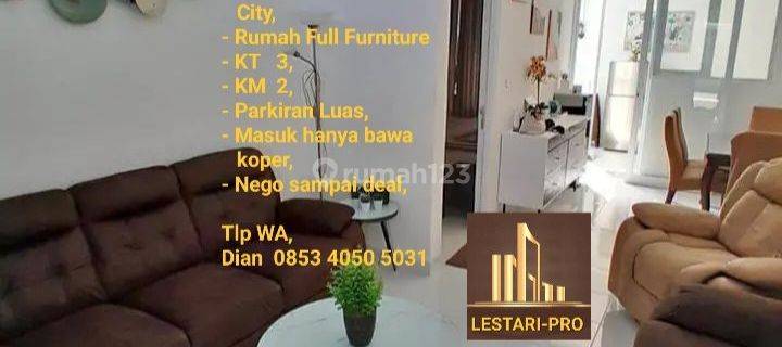 Disewakan Murah, Rumah Full Furniture, Grand Kawanua, Masuk Hanta Bawa Koper 1