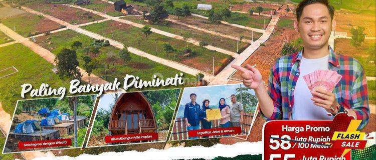 Dijual tanah kavling wisata murah view pemandangan  1