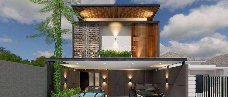 Rumah Kontemporer Modern 2 Lantai Di Denpasar Dt 1