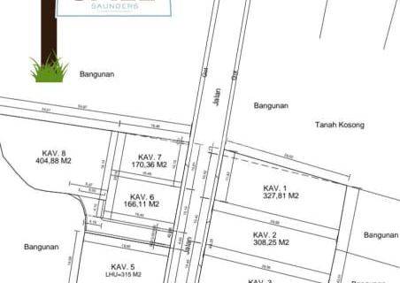 Lots of land for sale in the Merdeka Raya area of Kuta CN 1