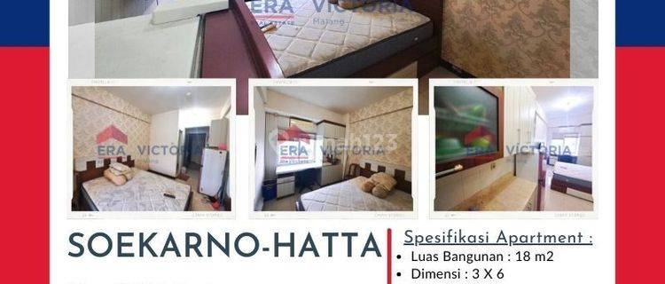 DIJUAL Apartemen Soekarno Hatta Fully Furnished Kawasan Kampus UB,Polinema, Kawasan Kuliner, Lokasi Strategis 1