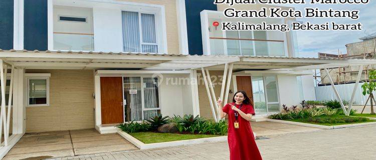 Dijual Rumah Grand Kota Bintang Cluster Marocco Bekasi Barat 1