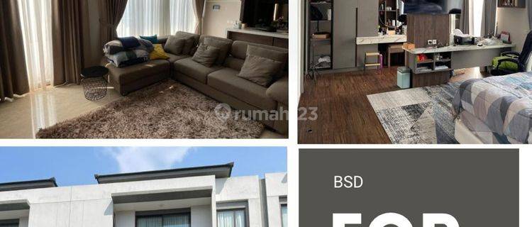 Dijual Rumah Fully Furnish The Zora Cluster Kimora Bsd City 1