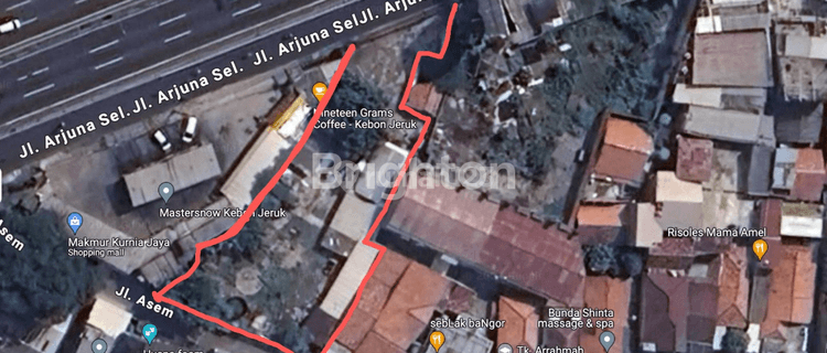 Tanah Kosong Kavling Siap Pakai Lokasi Arjuna Selatan Dekat Tol Kebon Jeruk Jakarta Barat 1