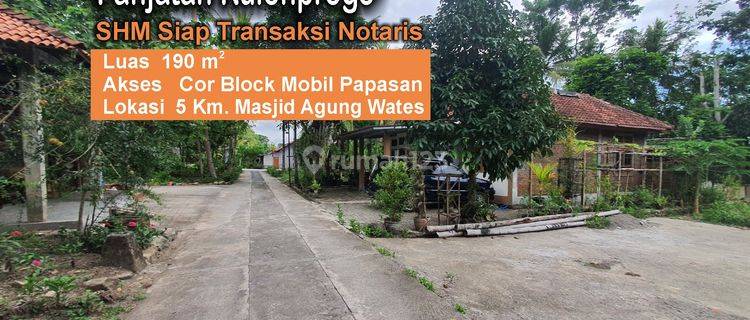 Tanah Jogja Murah 50 Meter Jl Nagung Brosot SHM Ready 1