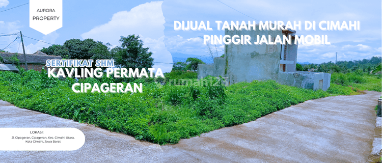 Tanah Datar Murah Cimahi SHM Ready Permata Cipageran 1