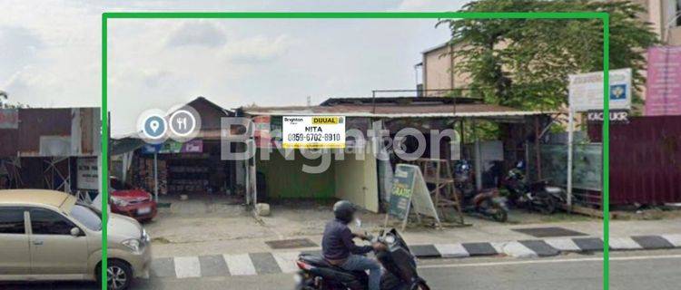 TANAH LUAS 5000 m2 DAN BANGUNAN DI PINGGIR JALAN 1