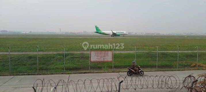 Dijual tanah darat view Bandara Soekarno Hatta  1