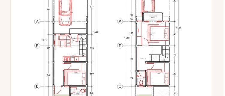 House For Sale Perumahan Konsep Modern Minimalis Harga Ekonomis di Jalan Tukad Pancoran Panjer, Denpasar Dekat Renon 1