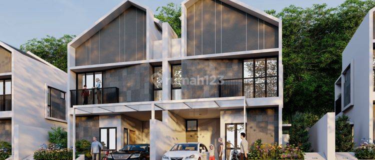  Rumah Baru Desain Kekinian 2 Lantai Di Solo Timur 1