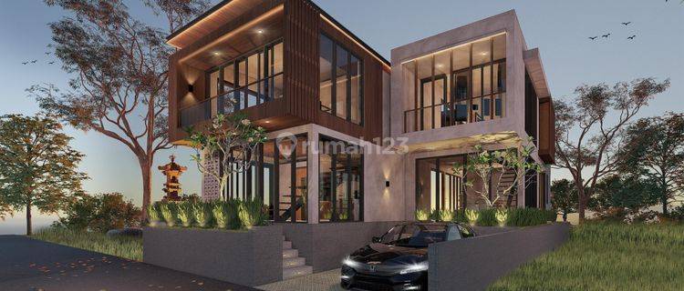 Modern Design 2 Floor Villa with 4 Kt Beach View in Seseh SHM 1