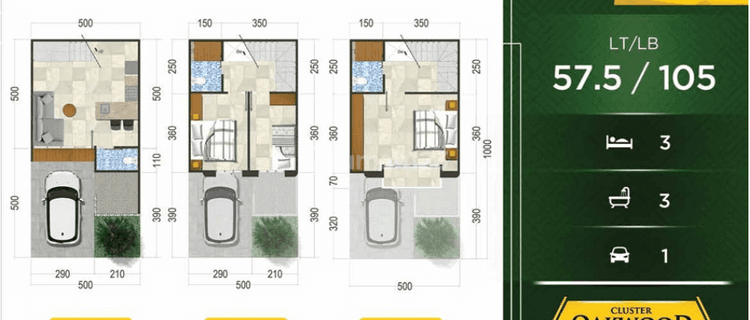 Rumah Royal Residence Oakwood Full Furnish 1