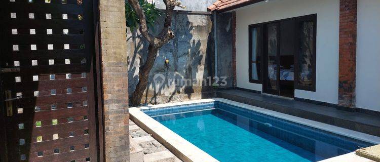 Rent Villa Preivate Pool Fully Furnish Free Biaya Pusat Kota Gatsu Tengah.jl6mtr.ada Sevurity 1