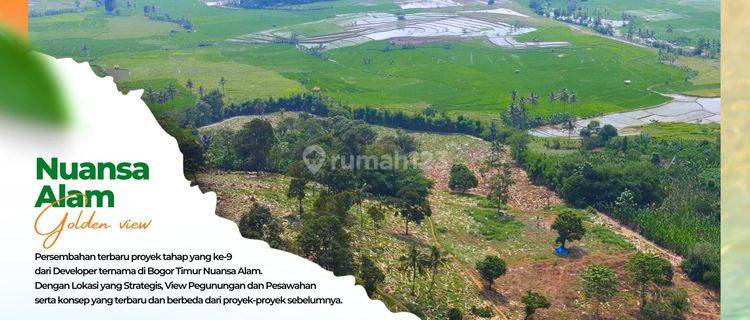 Nuansa alam goldenview,Tanah kavling murah view pegunungan  1