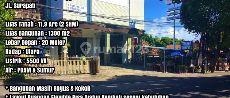 3-Story Shophouse in a Strategic Location on the Provincial Road of Singaraja City 1