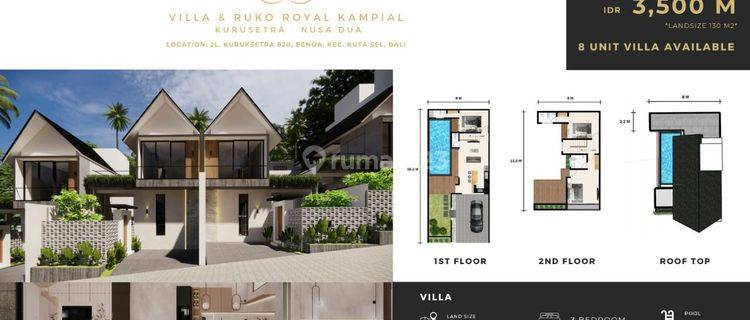 Villa 2 Lantai Plus Rooftop Mewah Di Nusa Dua Bali 1