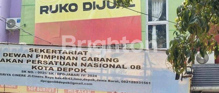 RUKO 2 LANTAI SIAP USAHA DI DEKAT PINTU TOLL CINERE 1