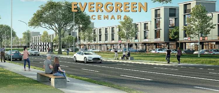 P58. For Sale: Evergreen Shop House, the newest commercial area in Suvarna Sutera with a super strategic location! 1