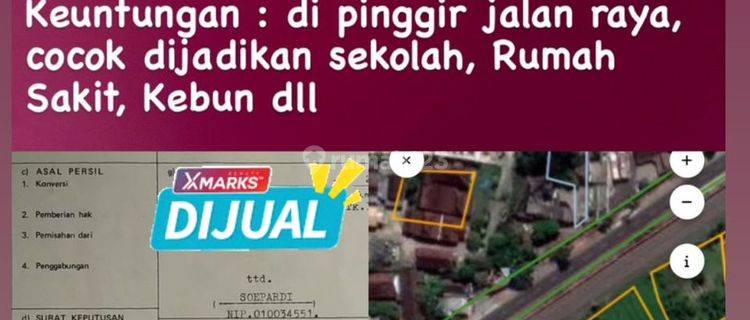 AD48 DIJUAL CEPAT BU TANAH BESARR, LOKASI SANGAT STRATEGIS, MURAHH, KAWASAN TERBAIK DI BOJONEGORO 1