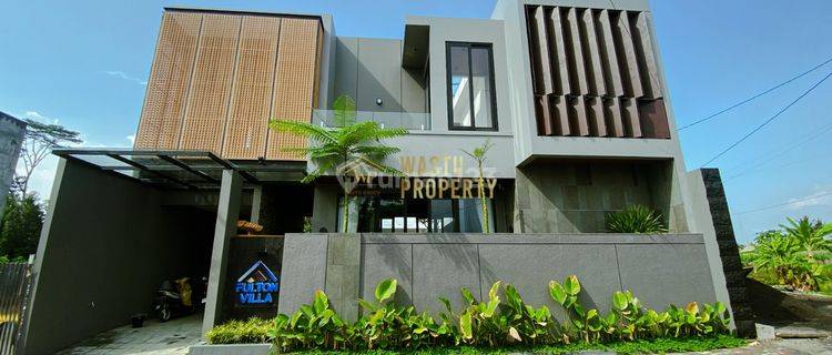 Villa Modern Mewah View Sawah Dan Gunung Merapi Di Ngaglik 1