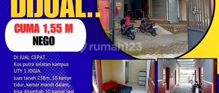 Cheap Boarding House for Sale, Large Land Suitable for Investment in Jogja 1