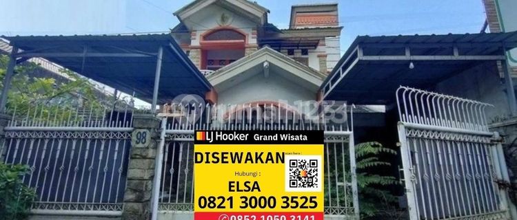 3-Storey House SHM Area 250 M² 4 + 1 Bedrooms, Suitable for Business Use (Clinic/Tutoring Center/Salon) Commercial Area Near Schools, Culinary Center, Clinic, Hospital on Mainroad Antapani, Bandung 1