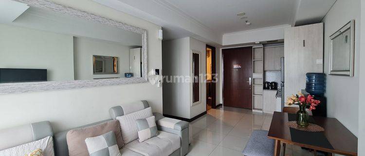 For Sale, Luxurious 2-Bedrooms, 2-Bathrooms Fully Furnished Apartment at Casa Grande Residence, Kota Kasablanka, Tebet, South Jakarta. 1