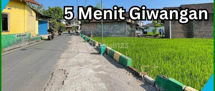 Real 5 Menit Giwangan, Tanah Harga 2 Jtan SHM 1