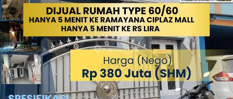 Perumahan Type 60/60 Dijual Murah Di Karawang Wetan Dekat Rs Lira 1