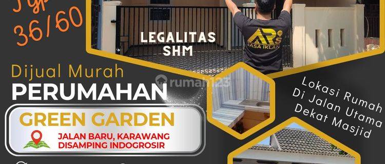 Perumahan Green Garden Karawang Dijual Murah Hanya 290 Juta SHM 1