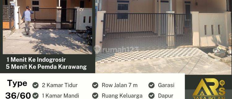 Dijual Cepat Rumah type 36/60 Di Karawang Barat Samping Indogrosir 1