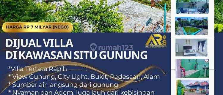 Dijual Villa Di Kawasan Wisata Situ Gunung Sukabumi  1