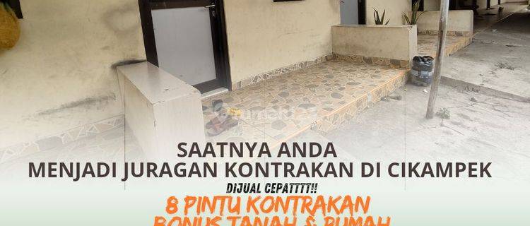 Dijual Kontrakan 8 Pintu, Rumah Dan Tanah SHM Di Cikampek Karawang 1