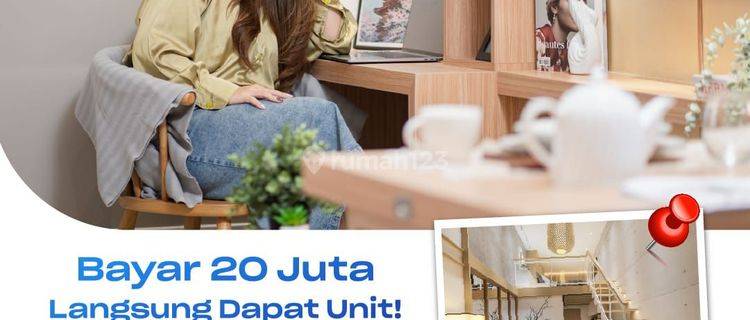 Apartemen di Rungkut Surabaya 2 Kamar Tidur Furnished 1