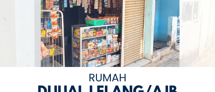 AKAN DIJUAL MELALUI LELANG / AJB RUMAH DI KAMARUNG PAGADEN 1