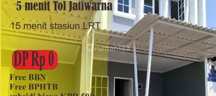 Jual Cepat Rumah Baru 2 Lantai di Jatiwarna 1