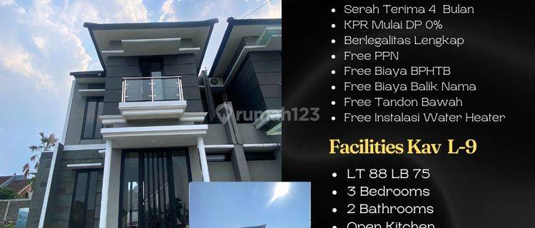 Dijual Rumah 2 Lantai Design Modern Bawah Jtp 3 di Kota Batu  1