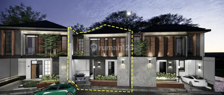 Jual Rumah 2 Lantai Elegan Dekat Kampus Uii View Merapi 1