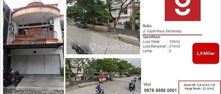 Ruko 2 Lantai Di Jl. Gajah Raya Semarang 1