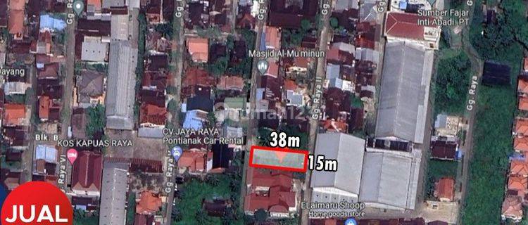 Tanah siap bangun jalan sungai raya dalam 2 dekat Rumah sakit Soedarso 1