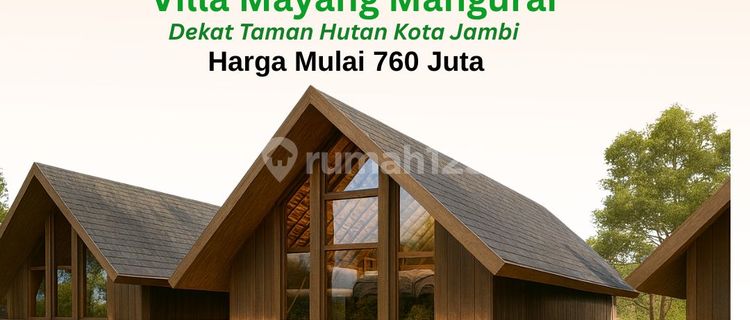 Dijual Villa Lokasi Strategis Dekat Hutan Kota Mayang, Kota Jambi 1