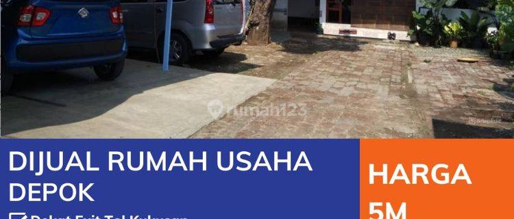 Rumah Usaha Kontrakan Bagus Semi Furnished SHM di Beji, Depok 1