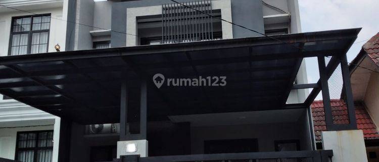 Rumah 2 Lat Cantik, Asri, Unfurnished, Siap Huni, Di Kawasan Griya Loka Bsd Tangerang Selatan 