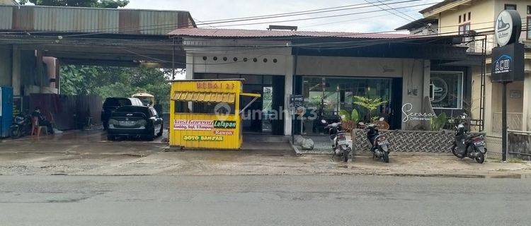 RUKO DAN PENCUCIAN MOBIL PINGGIR JALAN UTAMA 1