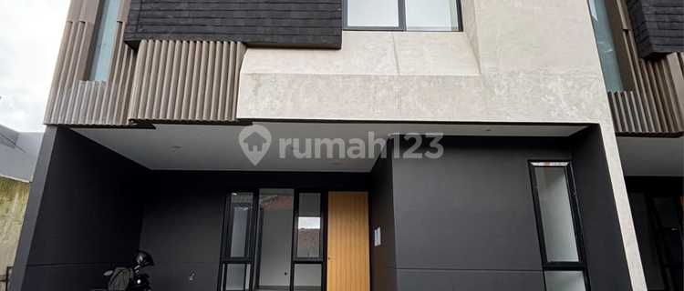 Brand New 3-Storey Modern House in Town House Rempoa, South Tangerang 1