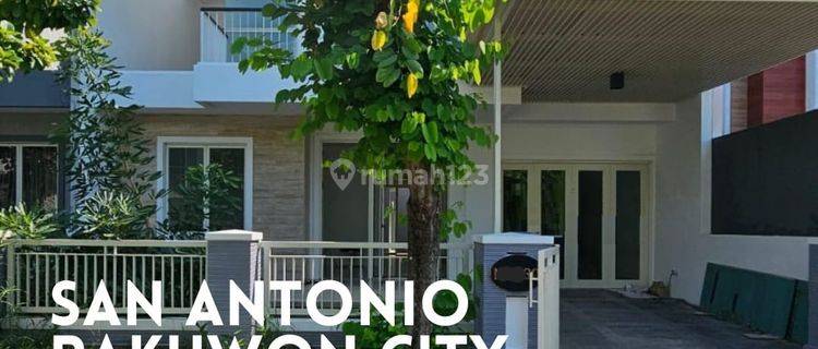 dijual rumah baru full renov siap huni san antonio pakuwon city 1