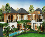 Villa Modern 4 Kamar Tidur di Jantung Canggu 1